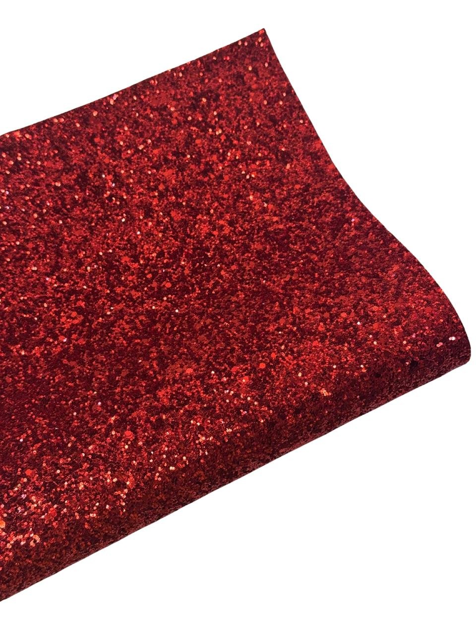 Lonita flocada vermelho 25x40cm