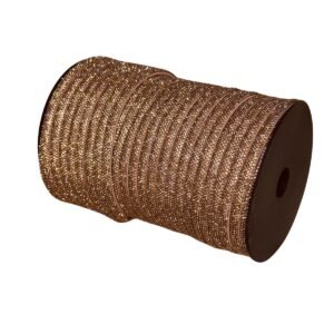 Meia cana 6mm dourado (1 metro) - Imagem 1