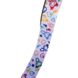 Fita Yama estampa escolar desenhos infantis 38mm - Imagem 1