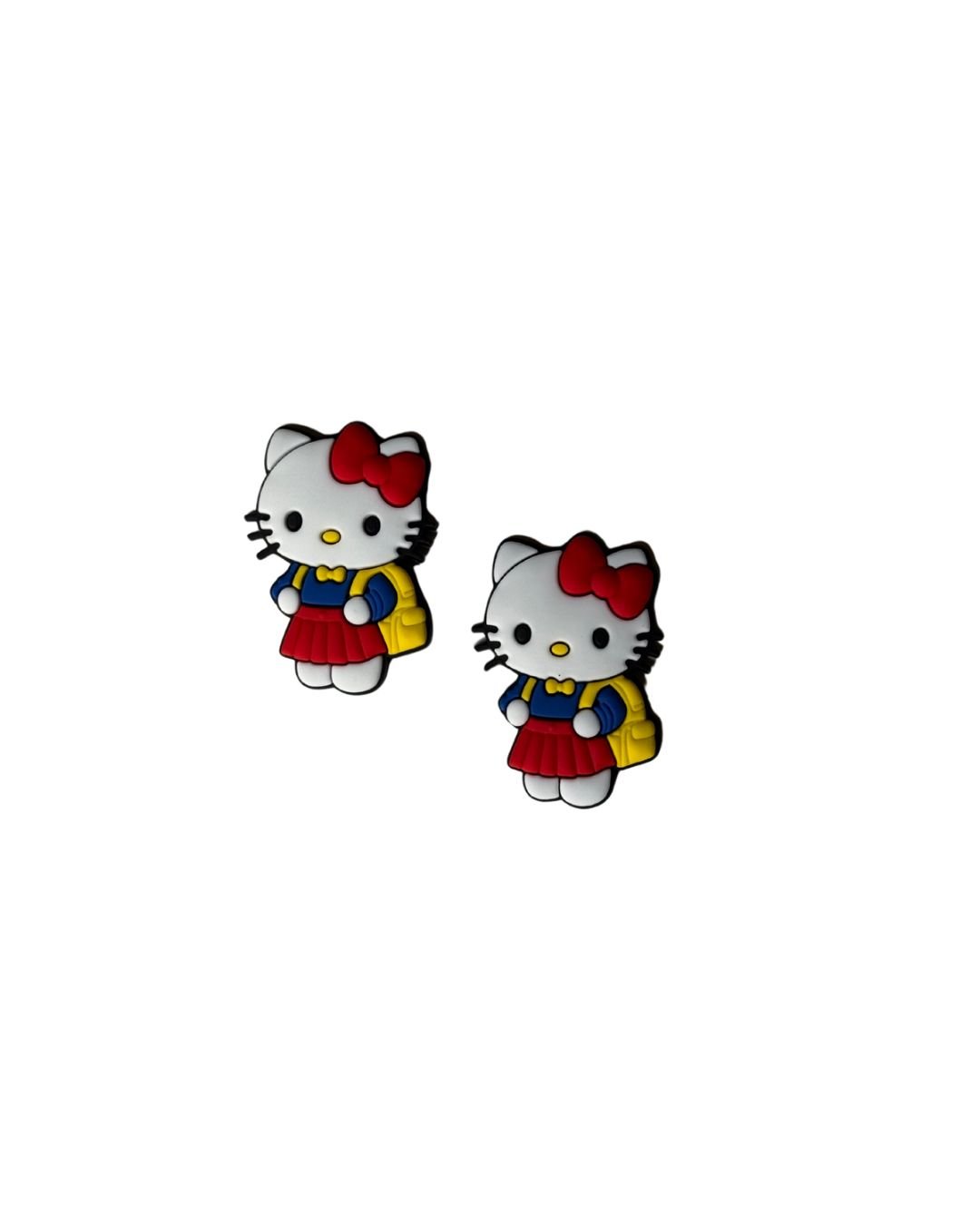 Aplique emborrachado Escolar Hello Kitty com mochila colorida