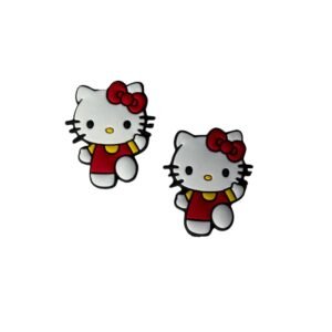 Aplique emborrachado Escolar Hello Kitty pulando - Imagem 1