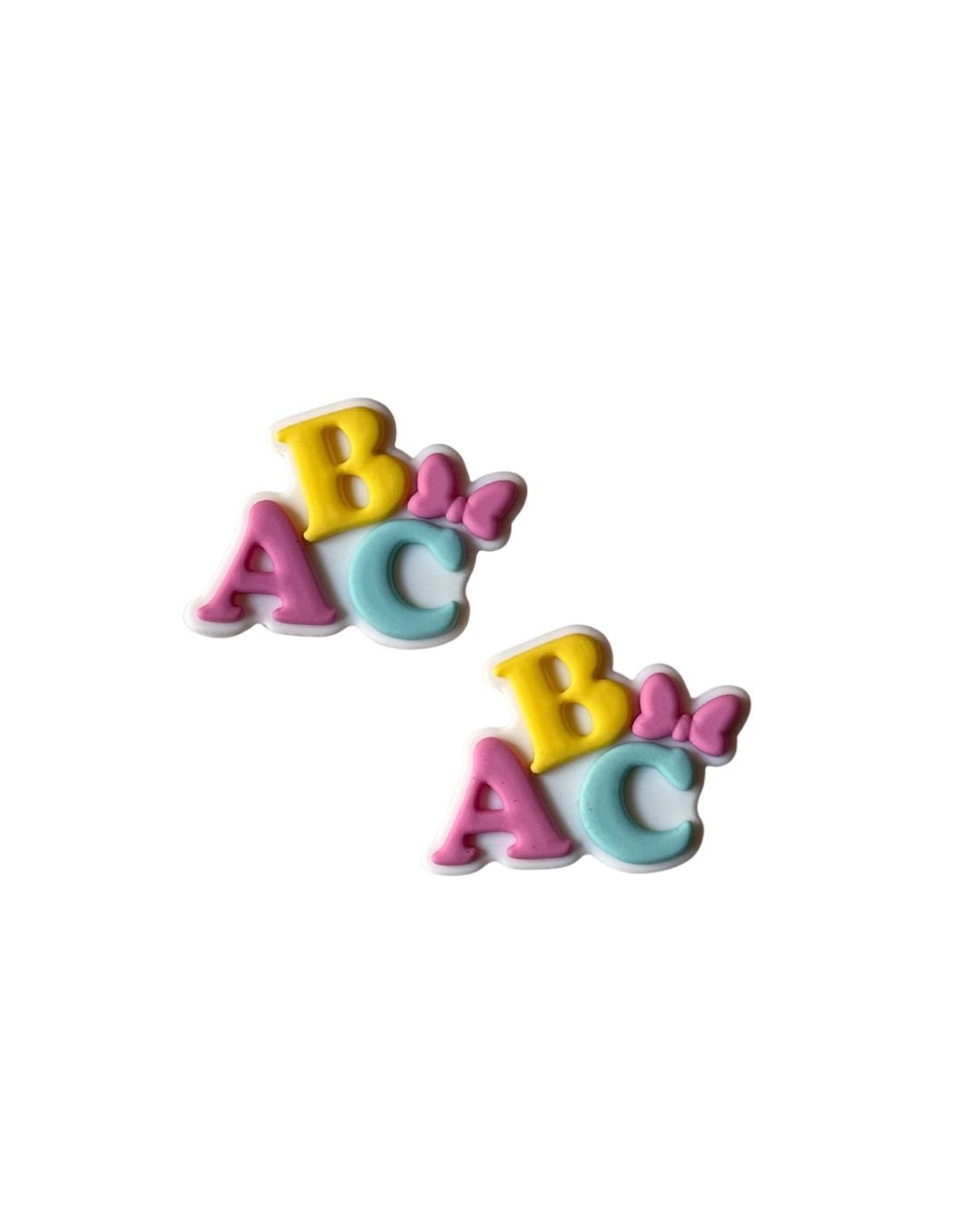 Aplique emborrachado Escolar ABC com laço - Candy