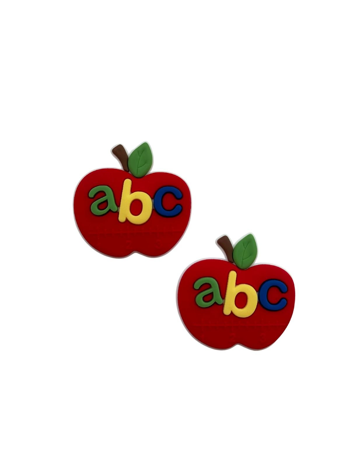 Aplique emborrachado Escolar Maçã com ABC
