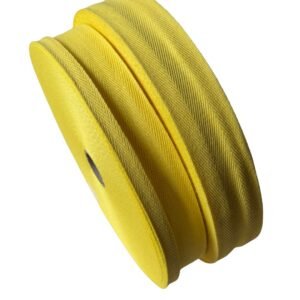 Fita sarjada de algodão amarelo - Imagem 1