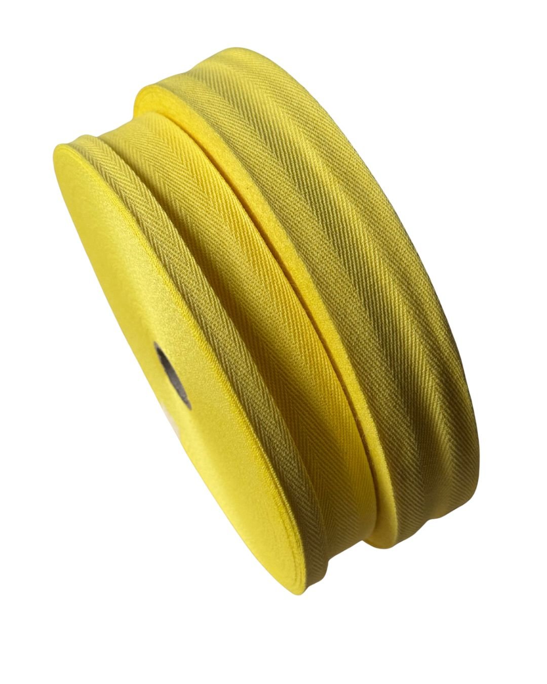 Fita sarjada de algodão amarelo