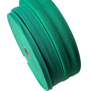Fita sarjada de algodão verde - Imagem 1