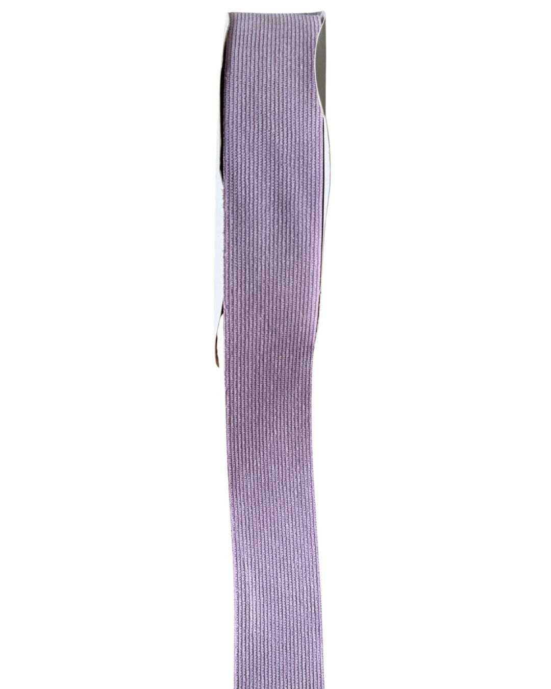 Fita veludo cotelê Lilás 38mm