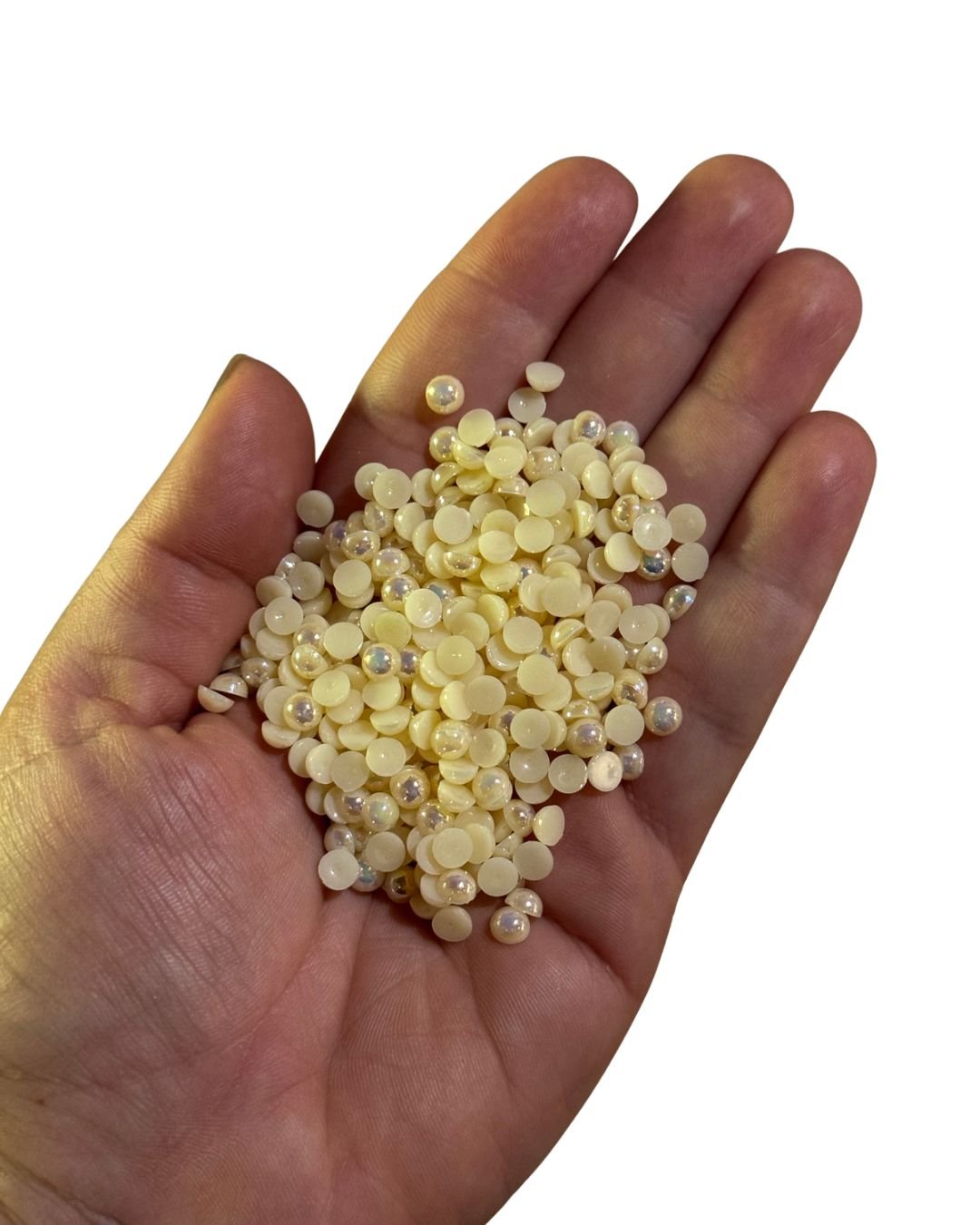 Meia pérola furta cor - Marfim (10g)