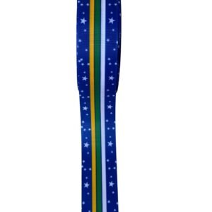 Fita importada estampa Brasil com estrelas 38mm