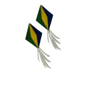 Aplique de feltro Balão junino do Brasil (1 und) - Imagem 1