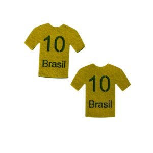 Aplique de feltro Camisa do Brasil (1 und) - Imagem 1