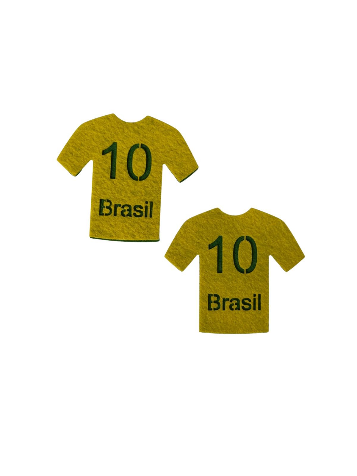 Aplique de feltro Camisa do Brasil (1 und)