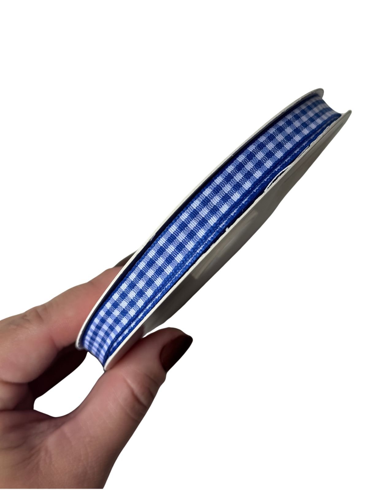 Fita xadrez 10mm azul royal