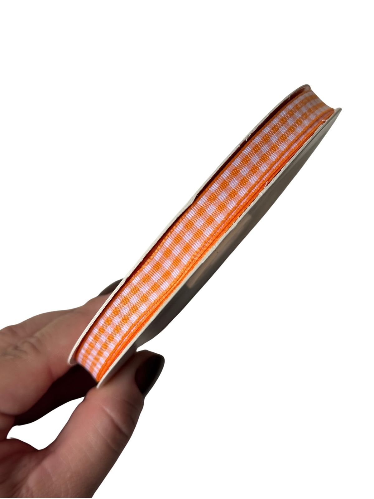 Fita xadrez 10mm laranja