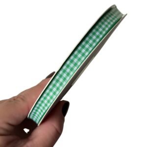 Fita xadrez 10mm verde folha - Imagem 1