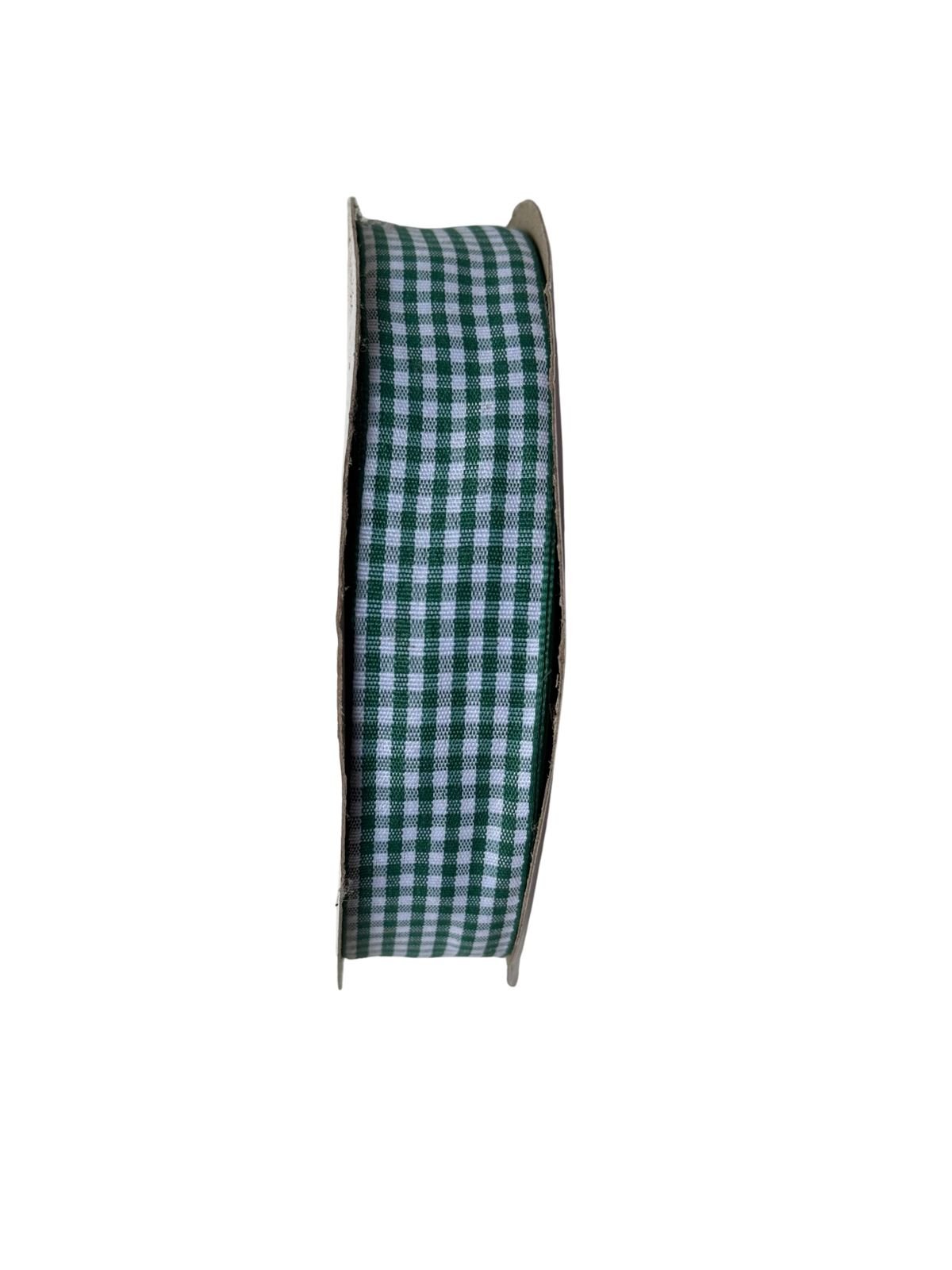 Fita xadrez 25mm verde bandeira