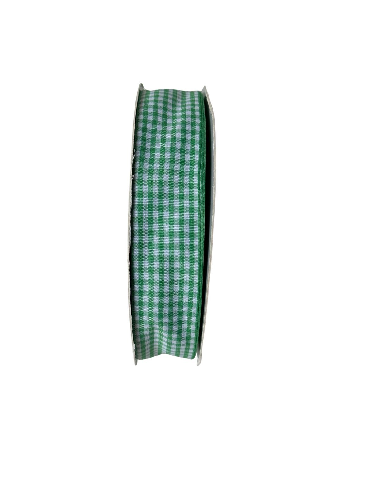 Fita xadrez 25mm verde bandeira
