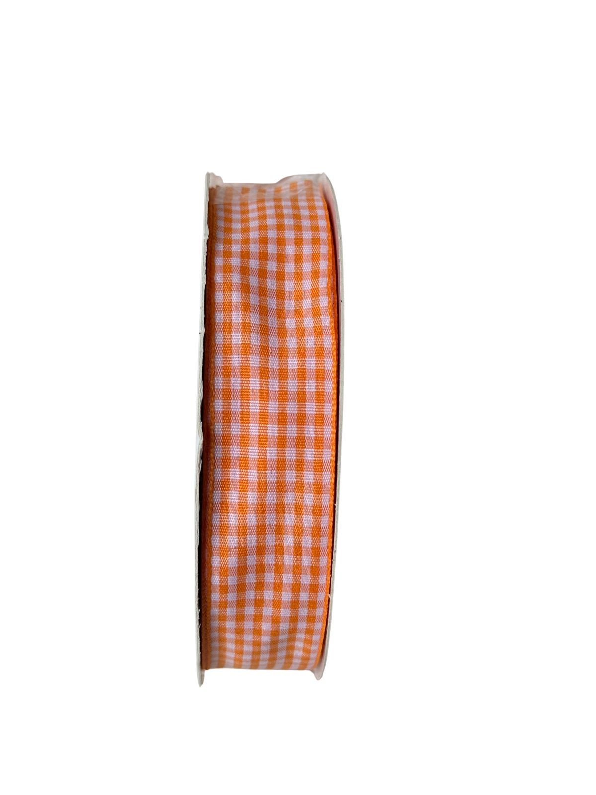 Fita xadrez 25mm laranja