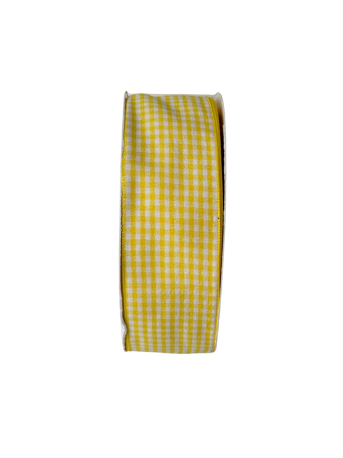 Fita xadrez 38mm amarelo