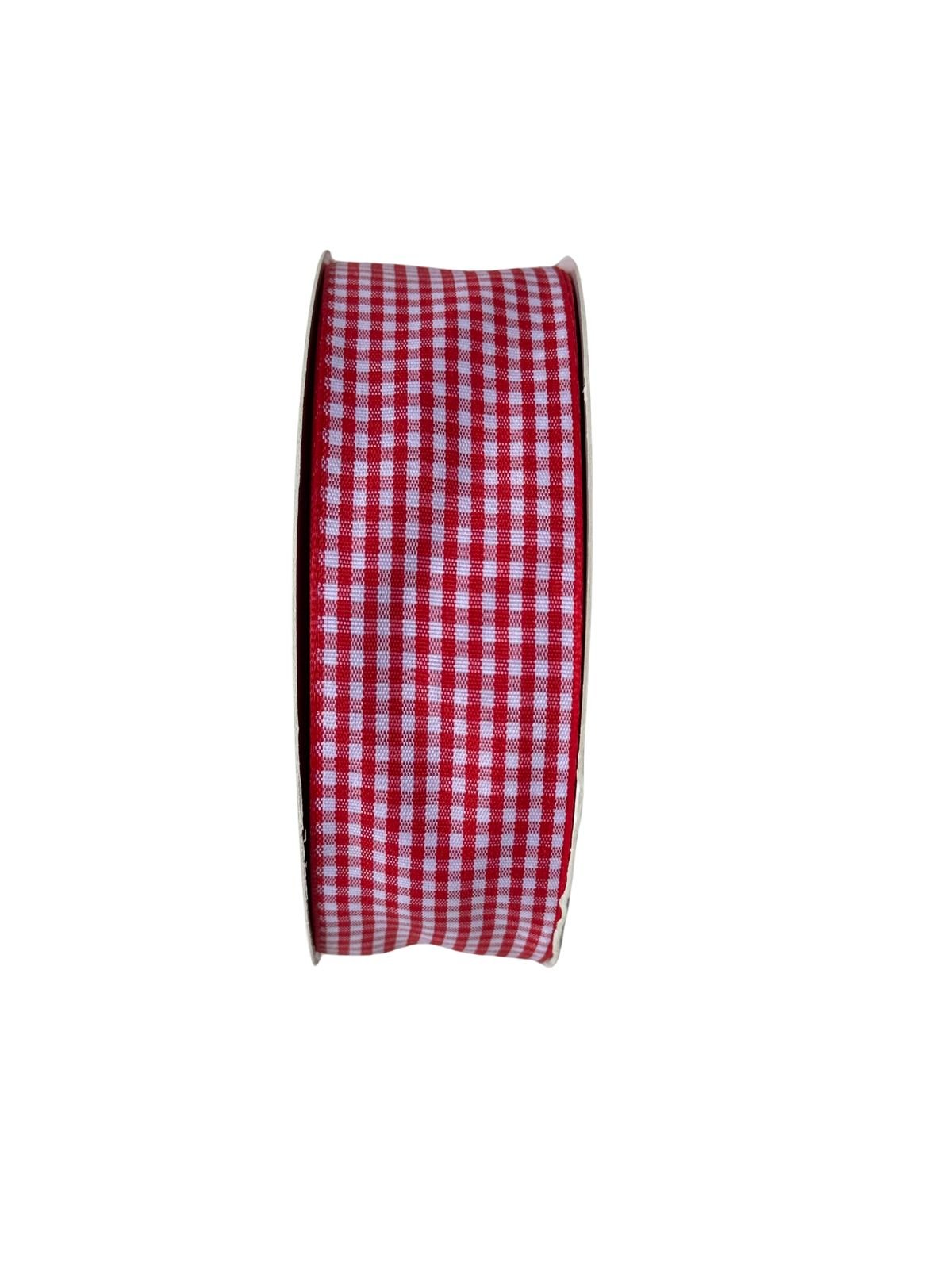 Fita xadrez 38mm vermelho