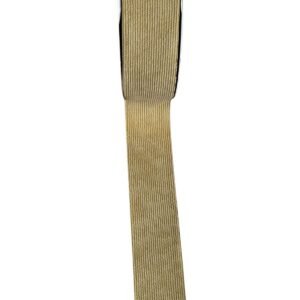 Fita veludo cotelê dourado 38mm - Imagem 1