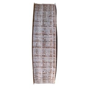 Fita importada tweed nude 38mm - Imagem 1