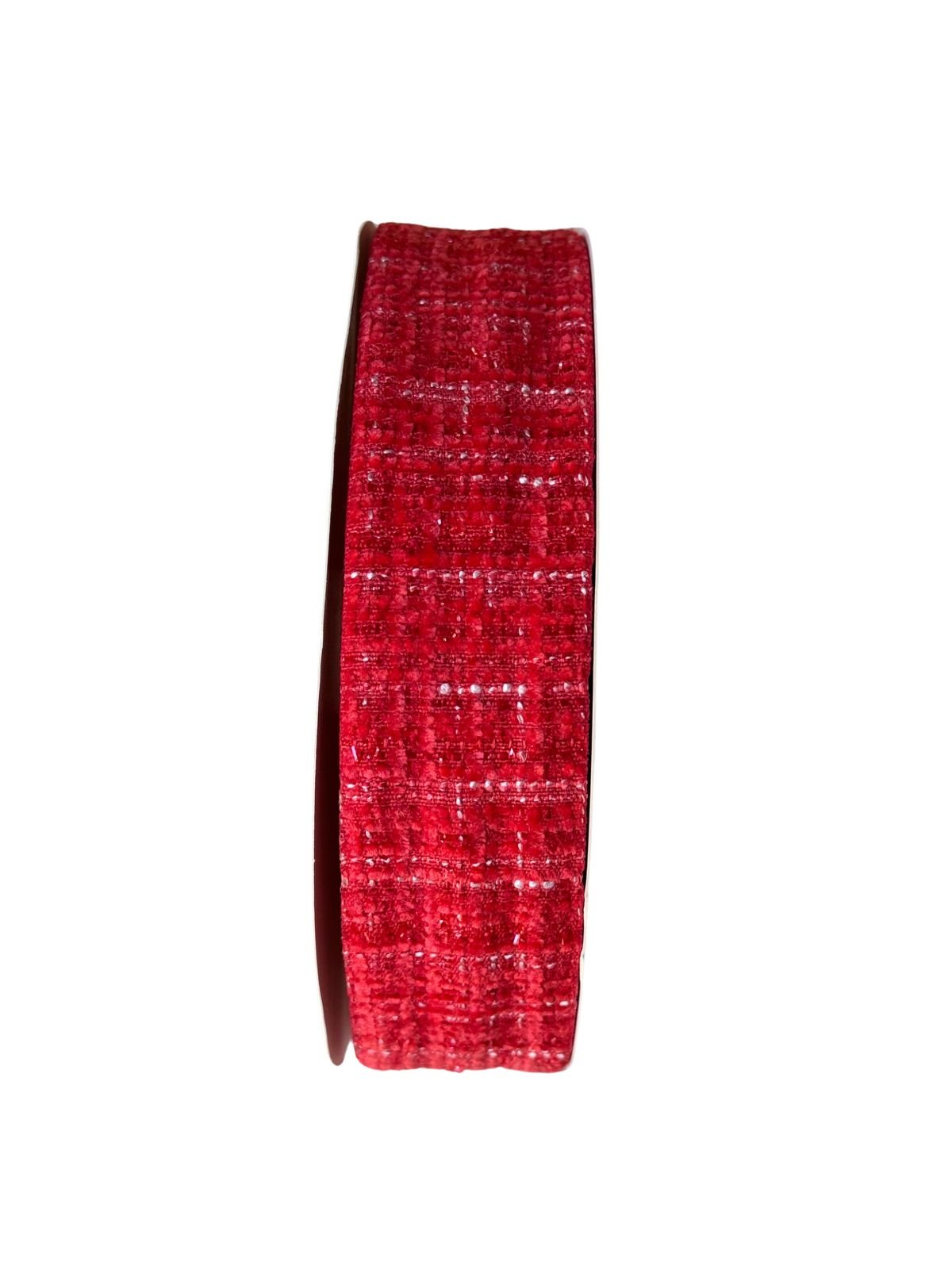 Fita importada tweed vermelho 38mm