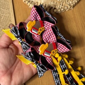 Kit parzinho de laço junino Sanfona - Imagem 2