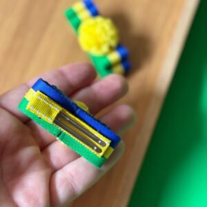 Kit parzinho chanel com pompom da copa - Imagem 2