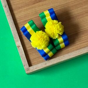 Kit parzinho chanel com pompom da copa - Imagem 1