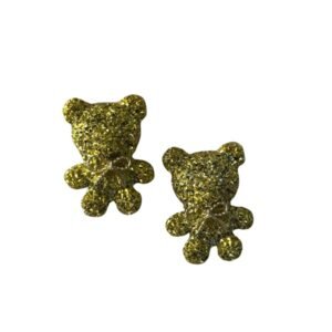 Chaton urso flocado dourado (1 und) - Imagem 1