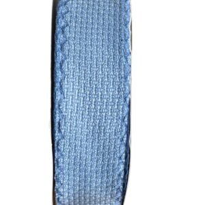 Fita trançada com borda ondulada 38mm azul bebê - Imagem 1