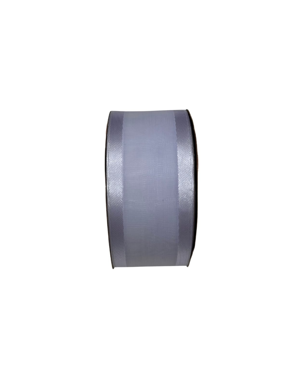Fita organza com borda cetim Branca 38mm