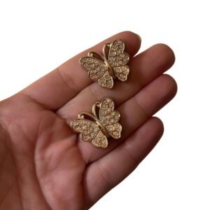 Chaton ABS Borboleta com strass